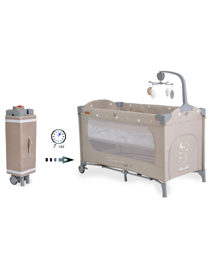 Детска кошара Once upon a time 2 бежов