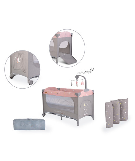 Детска кошара Once upon a time 2 розов