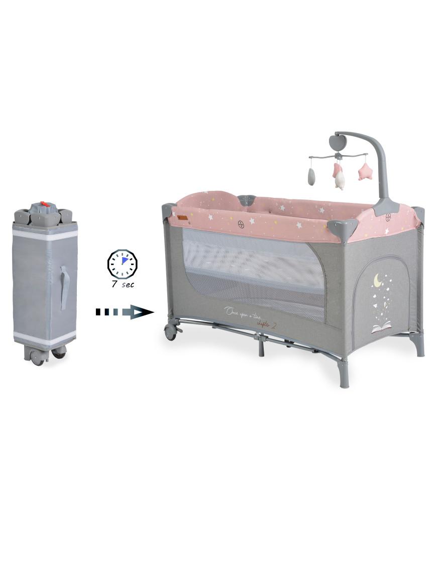 Детска кошара Once upon a time 2 розов