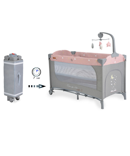 Детска кошара Once upon a time 3 розов