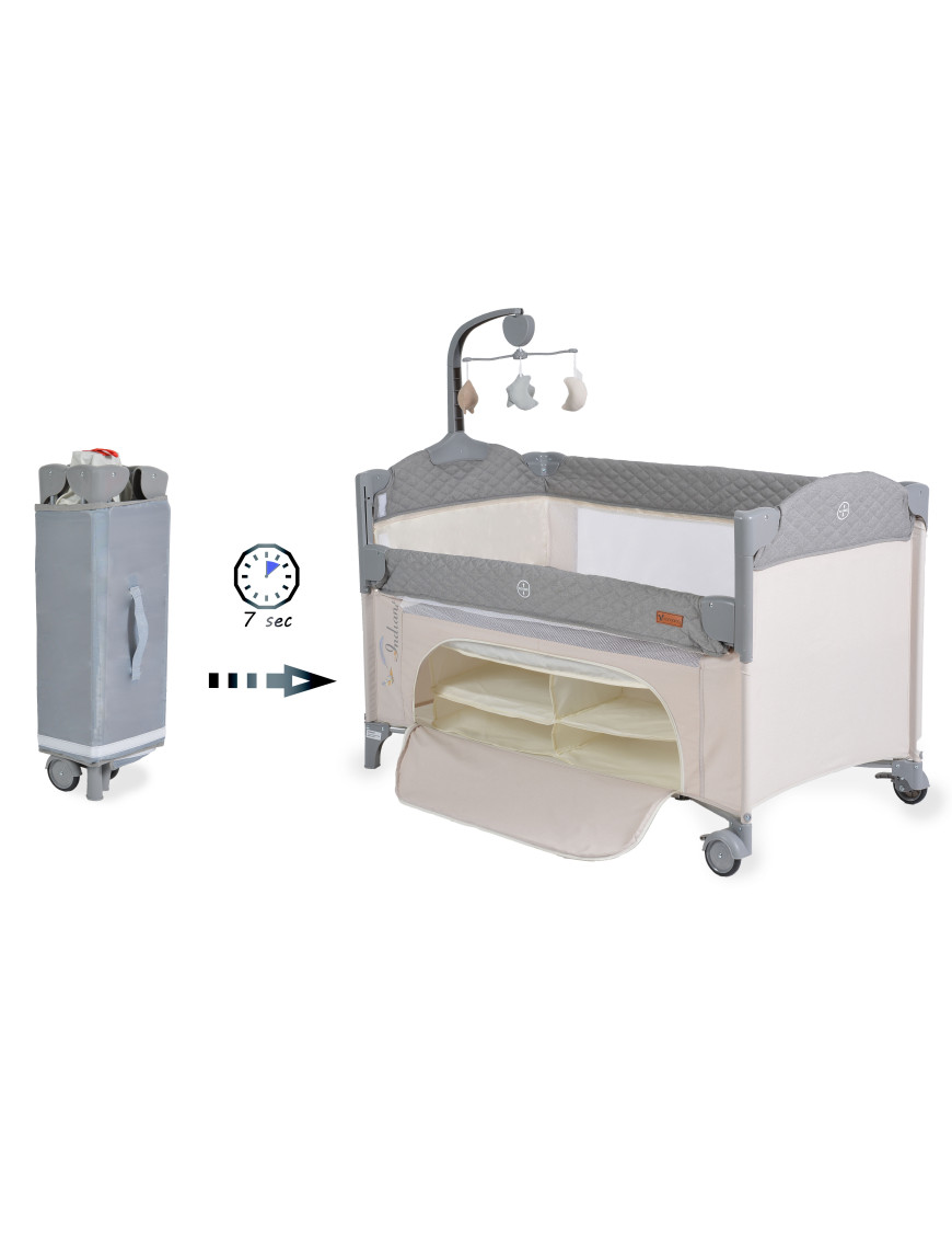 Детска кошара Indiana сив