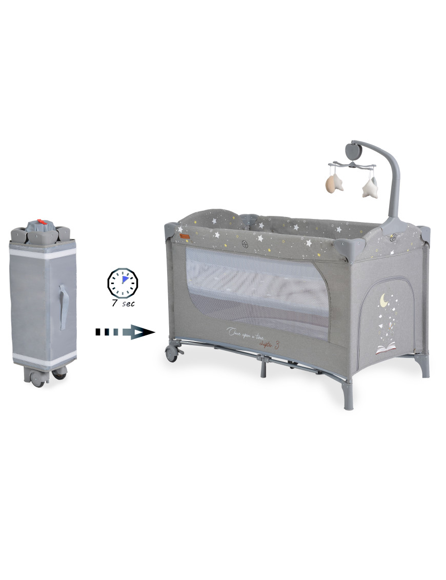 Детска кошара Once upon a time 3 сив