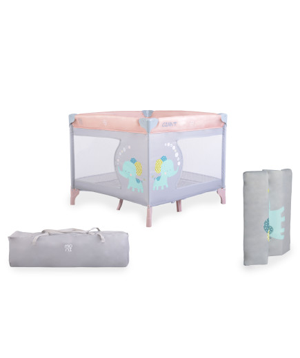 Детска кошара за игра Giant светлорозов