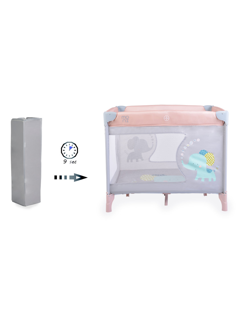 Детска кошара за игра Giant светлорозов