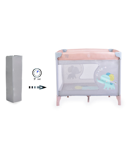 Детска кошара за игра Giant светлорозов