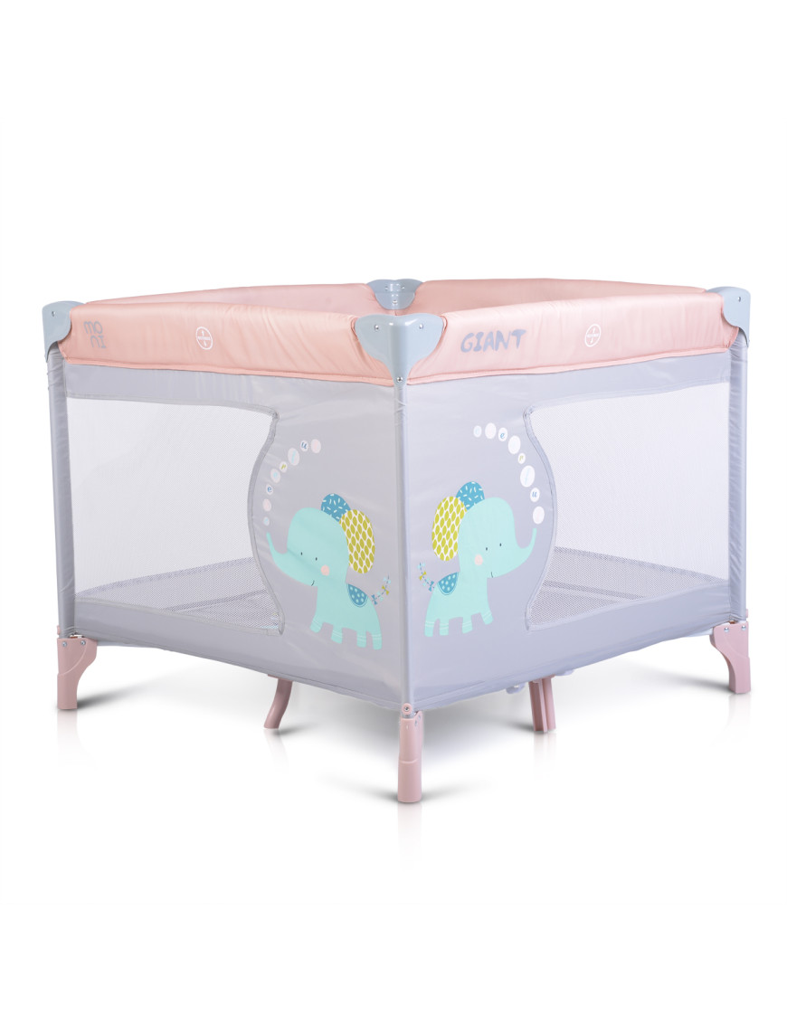 Детска кошара за игра Giant светлорозов