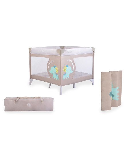 Детска кошара за игра Giant сив