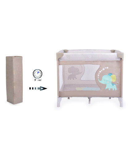 Детска кошара за игра Giant сив