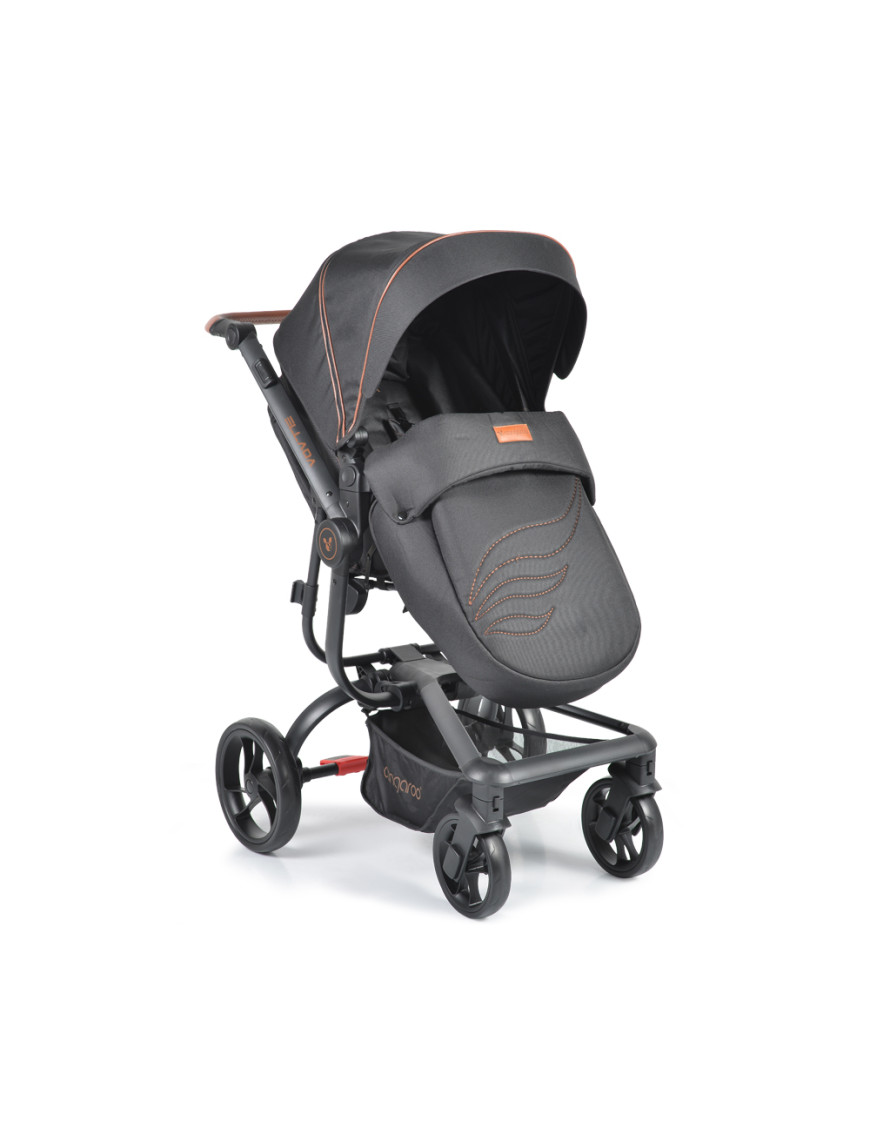 Комбинирана детска количка Ellada 2в1 черен