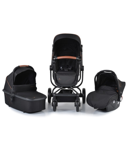 Комбинирана детска количка Ellada 2в1 черен