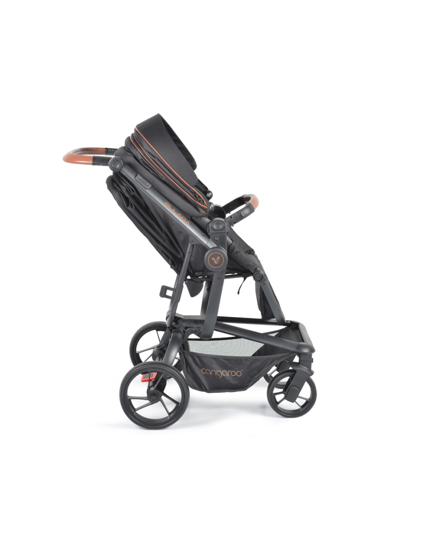 Комбинирана детска количка Ellada 2в1 черен