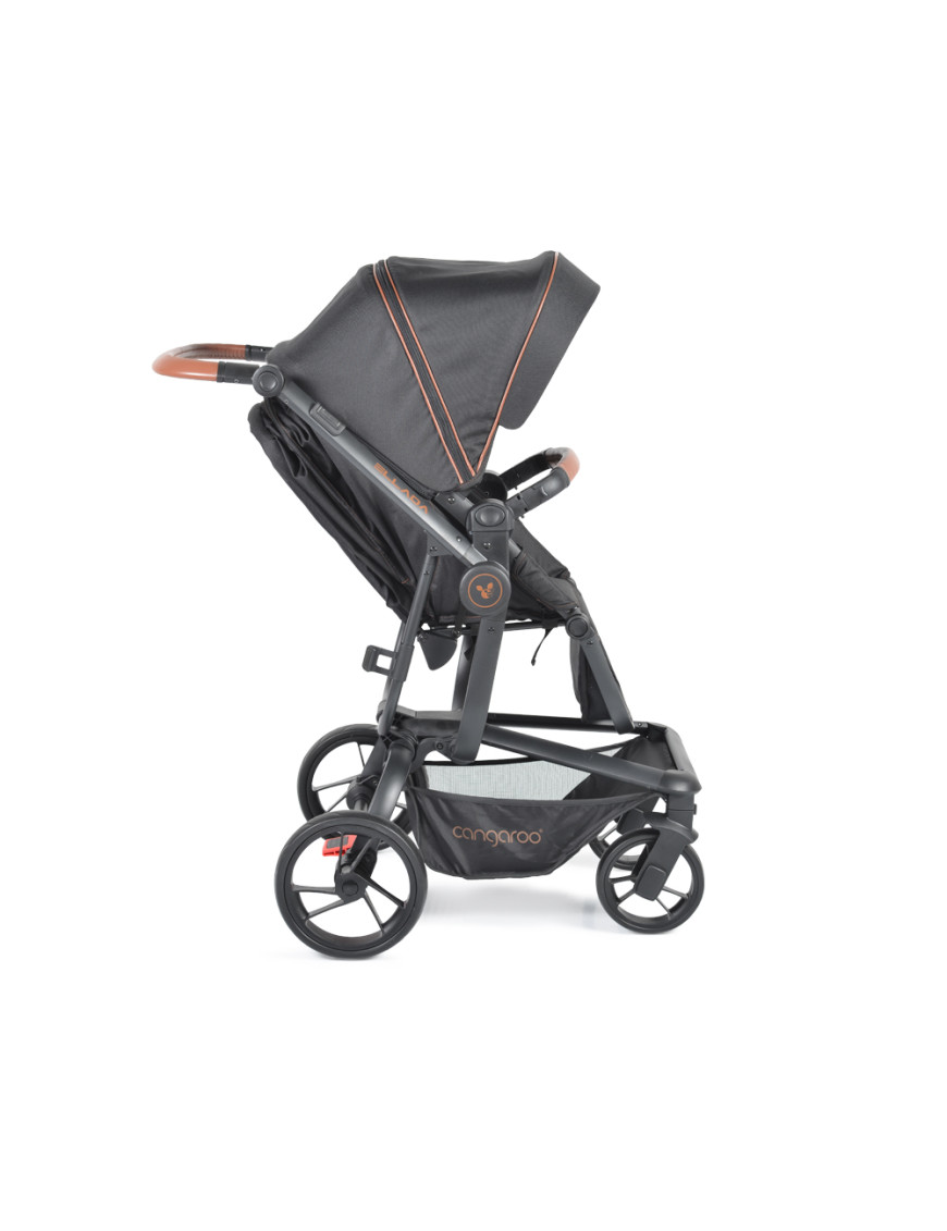 Комбинирана детска количка Ellada 2в1 черен