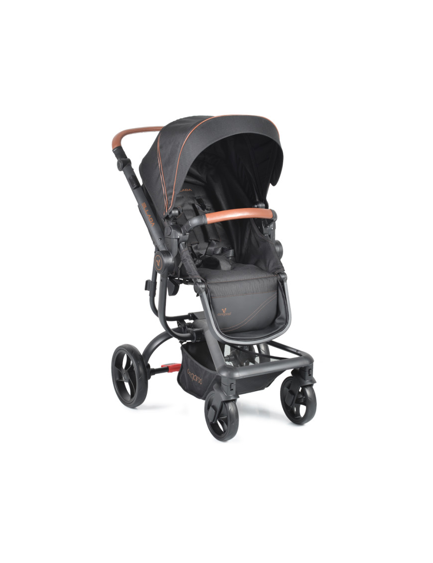 Комбинирана детска количка Ellada 2в1 черен