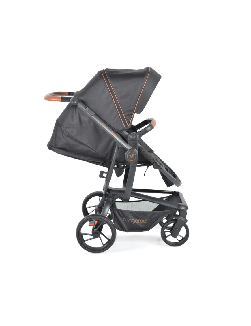 Комбинирана детска количка Ellada 2в1 черен