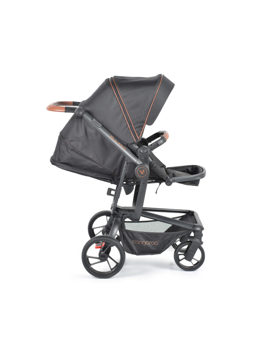 Комбинирана детска количка Ellada 2в1 черен