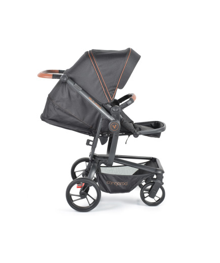 Комбинирана детска количка Ellada 2в1 черен