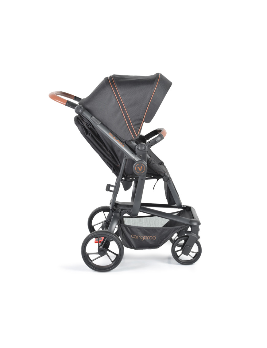 Комбинирана детска количка Ellada 2в1 черен