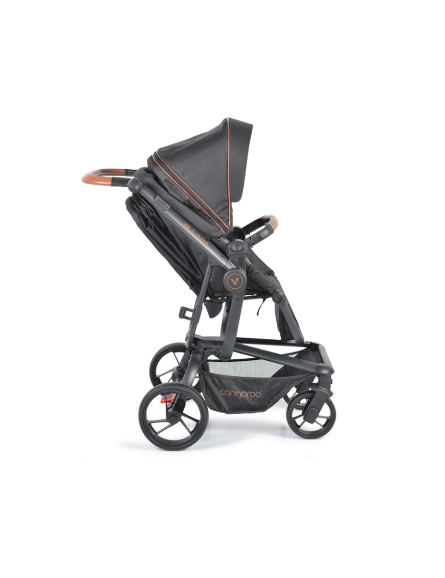 Комбинирана детска количка Ellada 2в1 черен