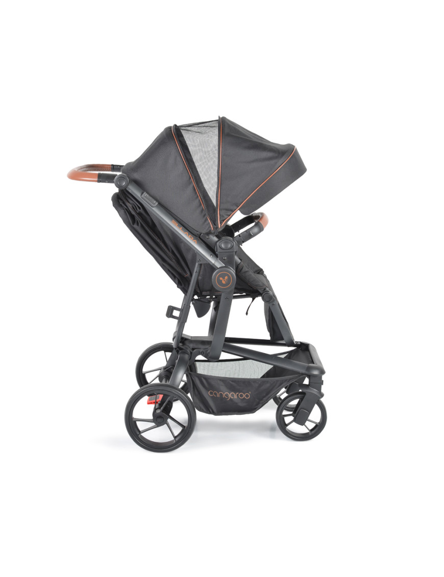 Комбинирана детска количка Ellada 2в1 черен