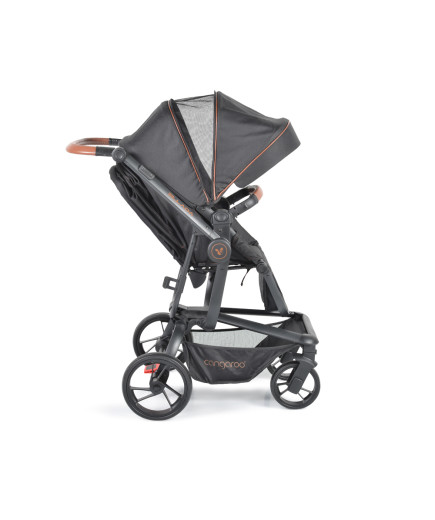 Комбинирана детска количка Ellada 2в1 черен