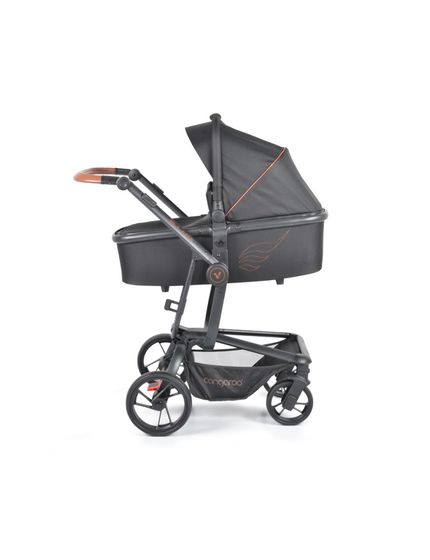 Комбинирана детска количка Ellada 2в1 черен