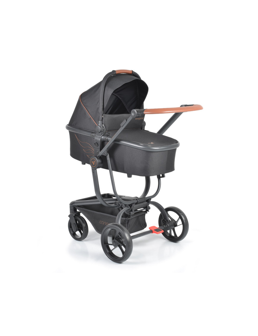 Комбинирана детска количка Ellada 2в1 черен