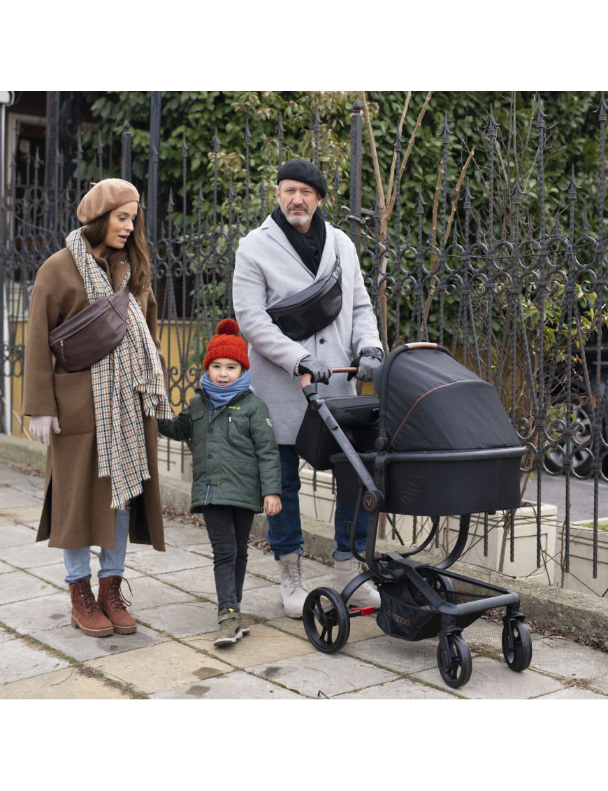 Комбинирана детска количка Ellada 2в1 черен