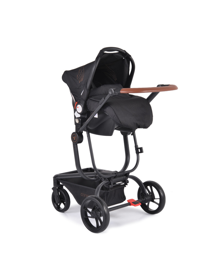 Комбинирана детска количка Ellada 2в1 черен