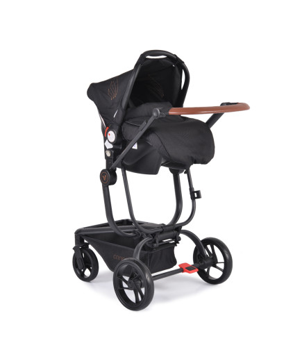 Комбинирана детска количка Ellada 2в1 черен