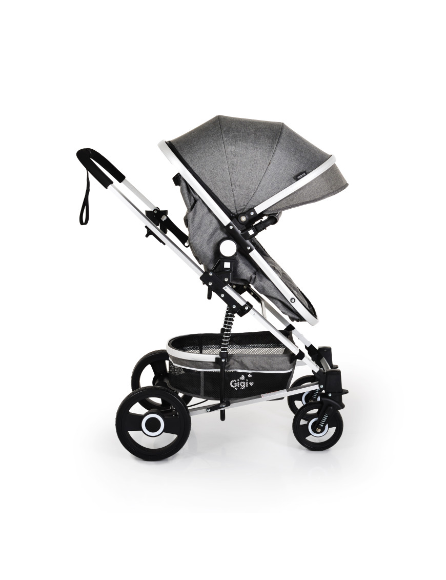Комбинирана детска количка Gigi тъмносив