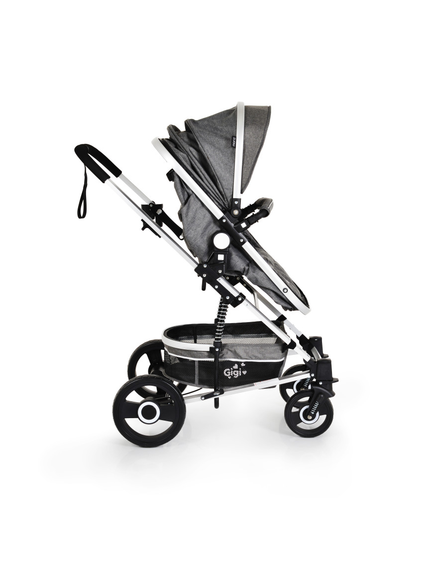 Комбинирана детска количка Gigi тъмносив