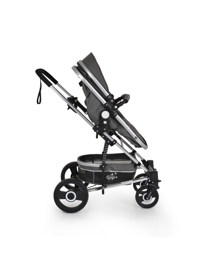 Комбинирана детска количка Gigi тъмносив