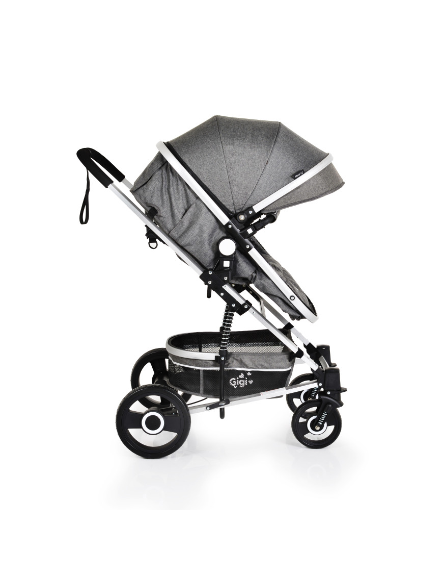 Комбинирана детска количка Gigi тъмносив