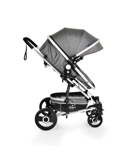 Комбинирана детска количка Gigi тъмносив