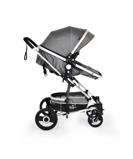 Комбинирана детска количка Gigi тъмносив