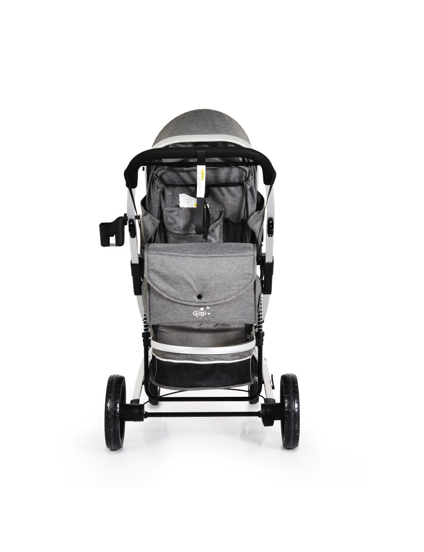 Комбинирана детска количка Gigi тъмносив