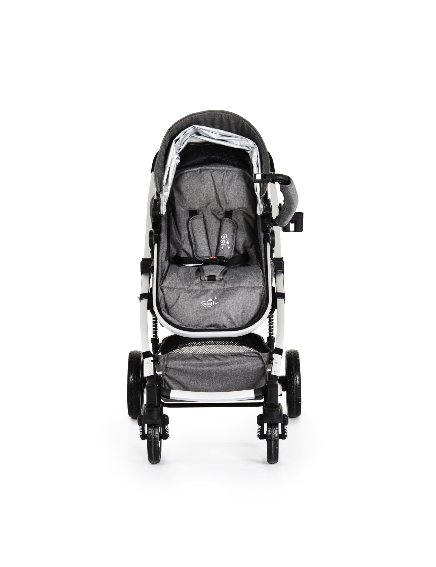 Комбинирана детска количка Gigi тъмносив