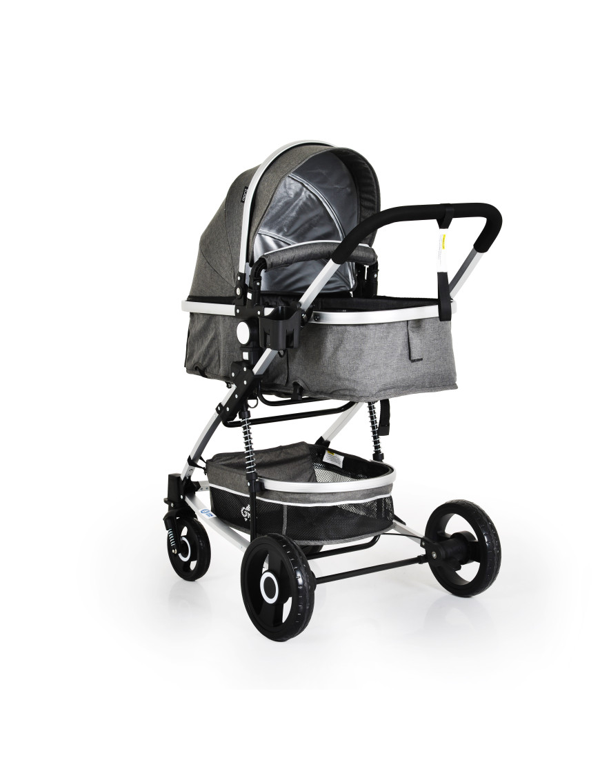 Комбинирана детска количка Gigi тъмносив