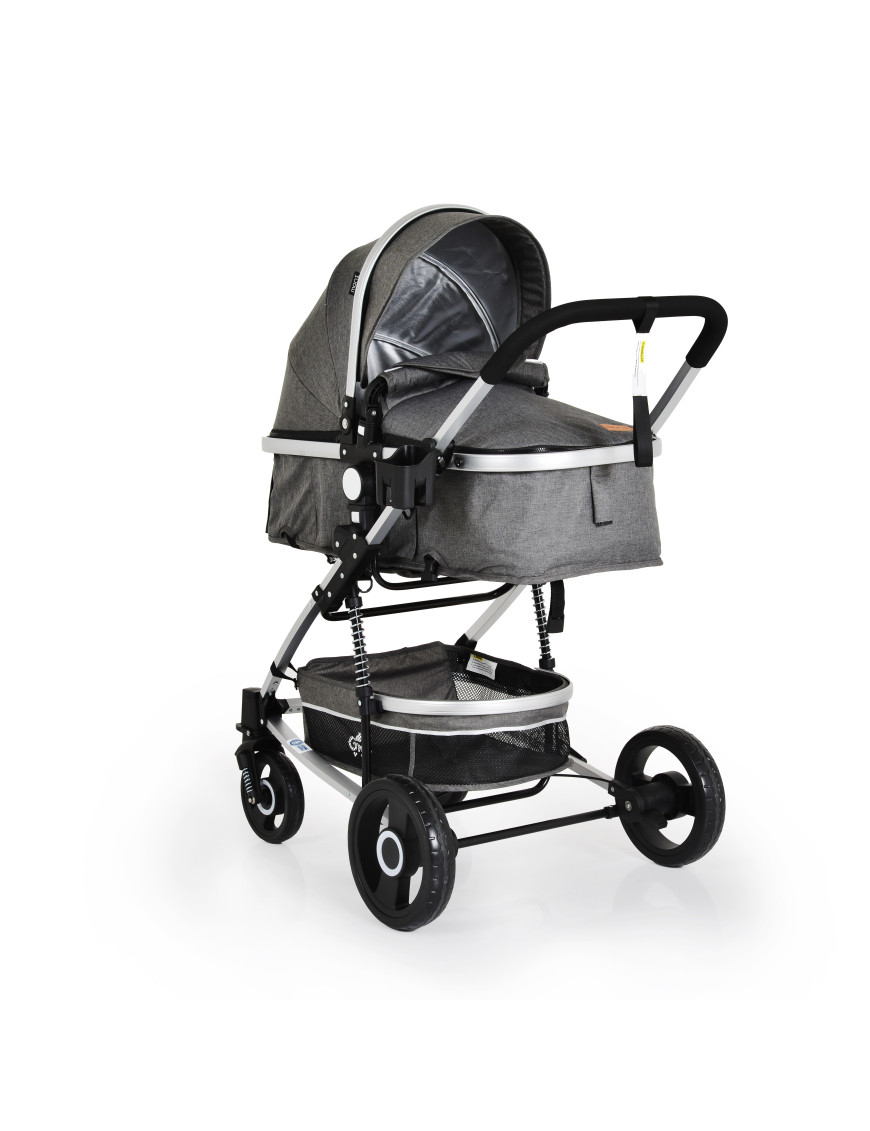 Комбинирана детска количка Gigi тъмносив