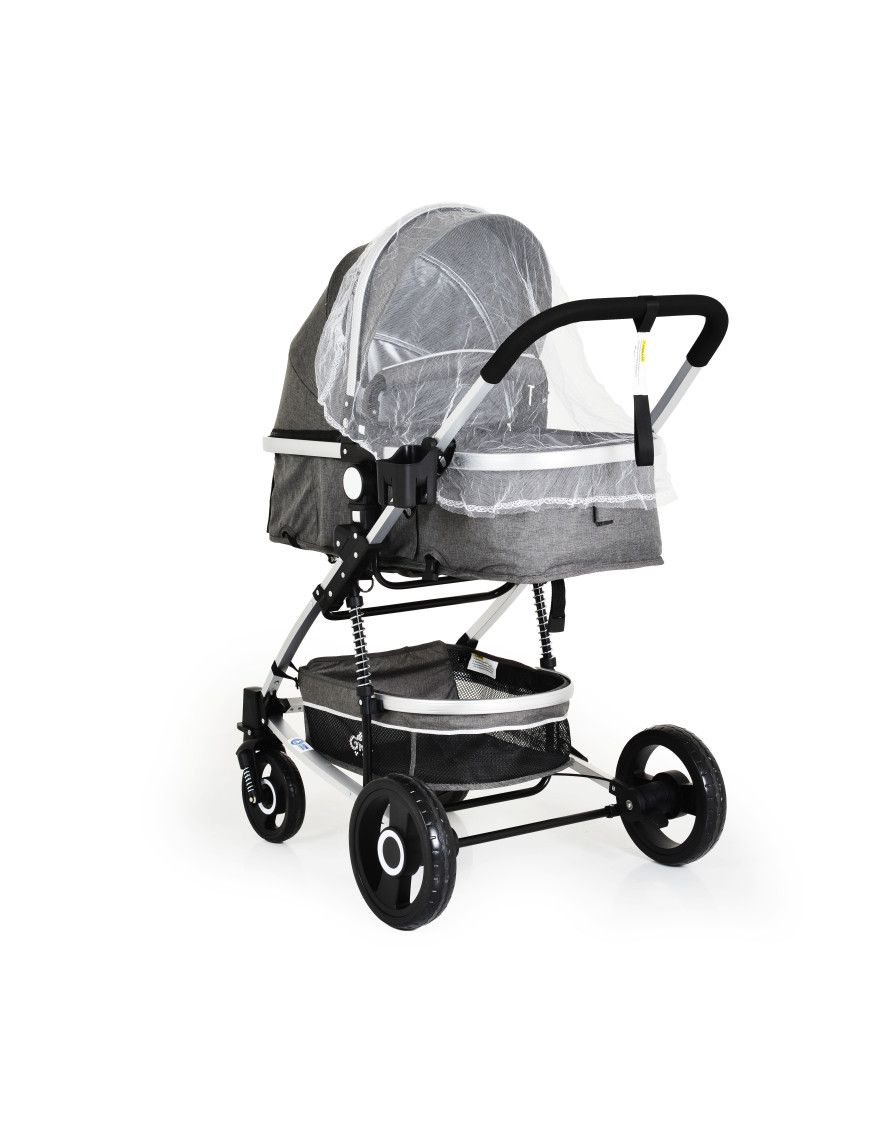 Комбинирана детска количка Gigi тъмносив