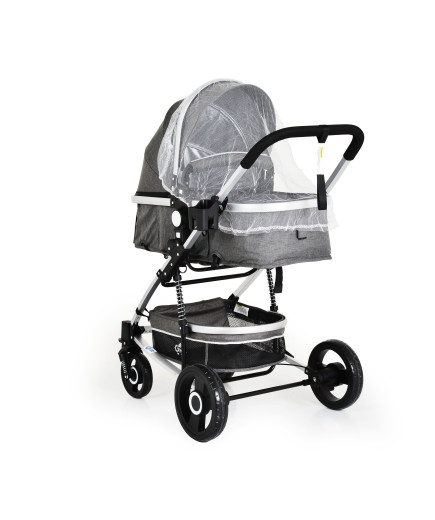 Комбинирана детска количка Gigi тъмносив