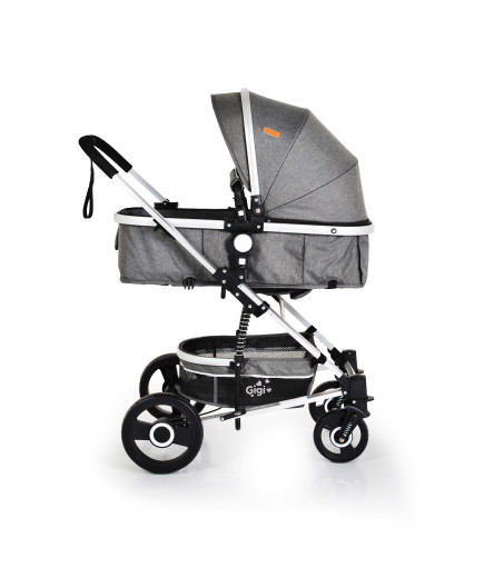 Комбинирана детска количка Gigi тъмносив