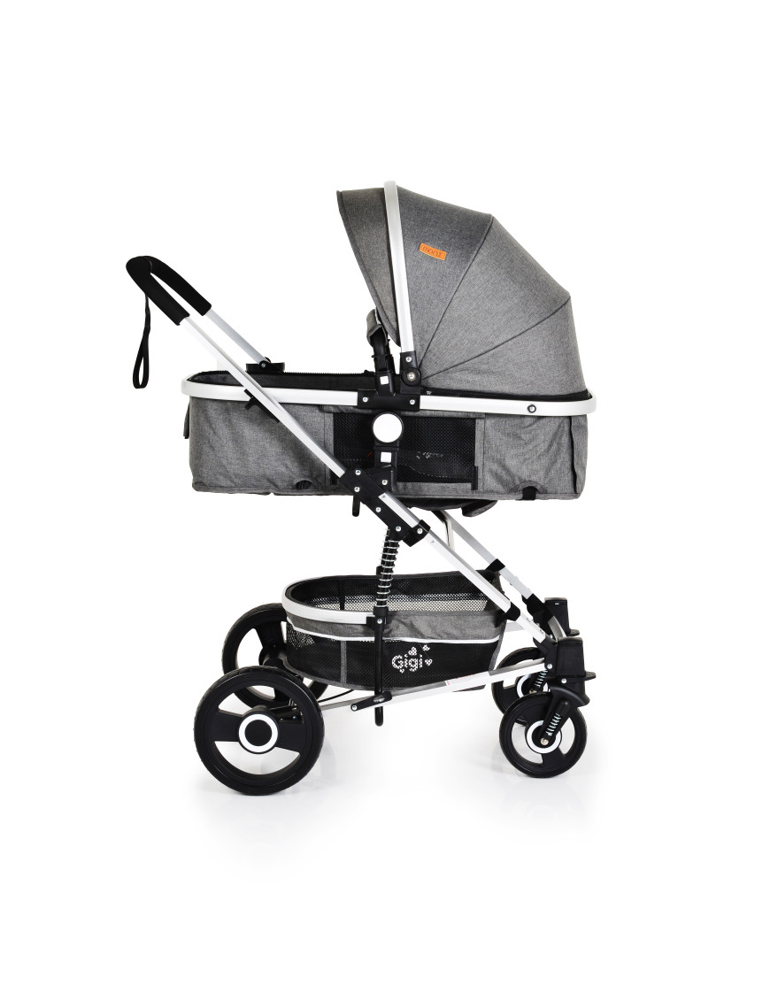 Комбинирана детска количка Gigi тъмносив