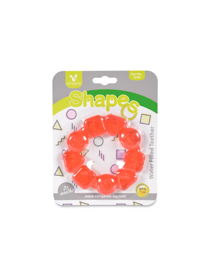 Чесалка за зъби Shapes T2136 червен