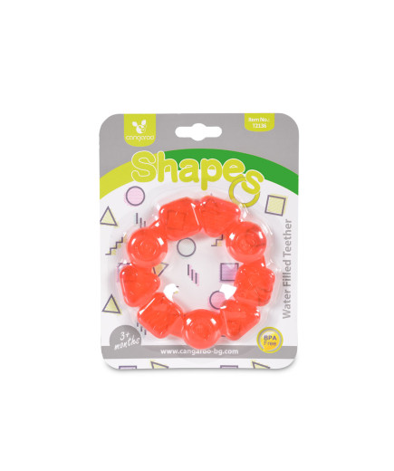 Чесалка за зъби Shapes T2136 червен