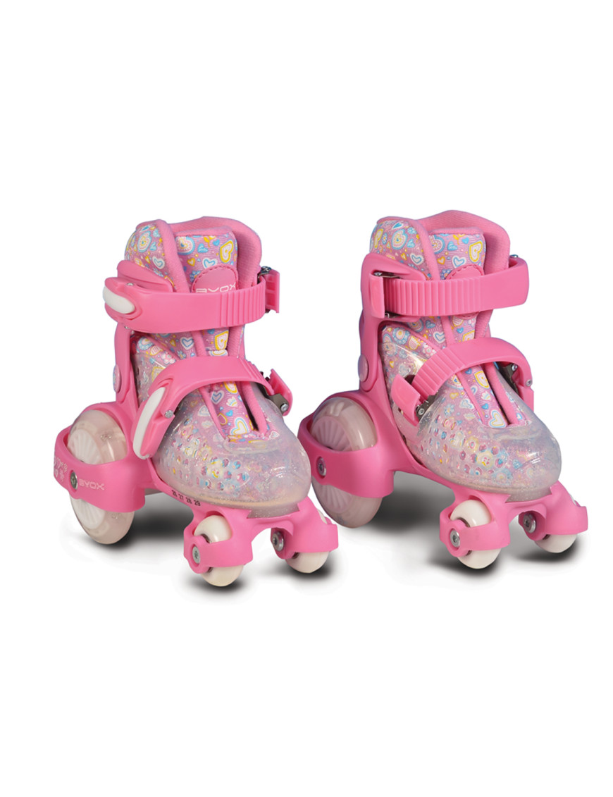 Кънки Little Beetle Pinky Girl 26-29