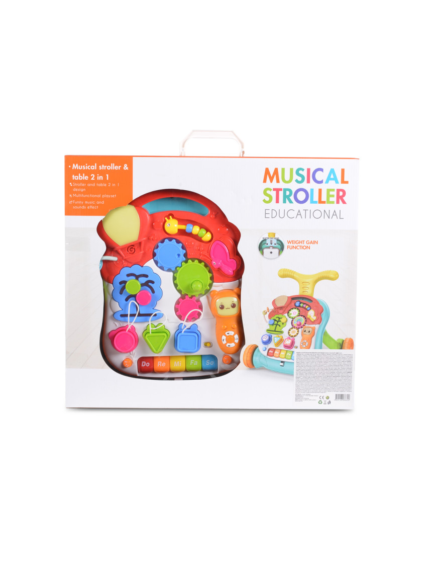 Играчка за прохождане Walker 2в1 N5218 оранжев