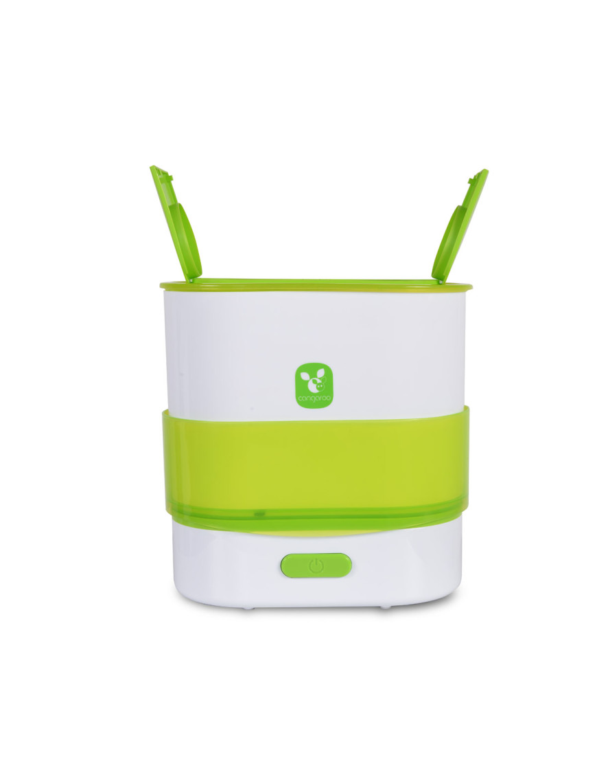 Електрически парен стерилизатор 3в1 зелен