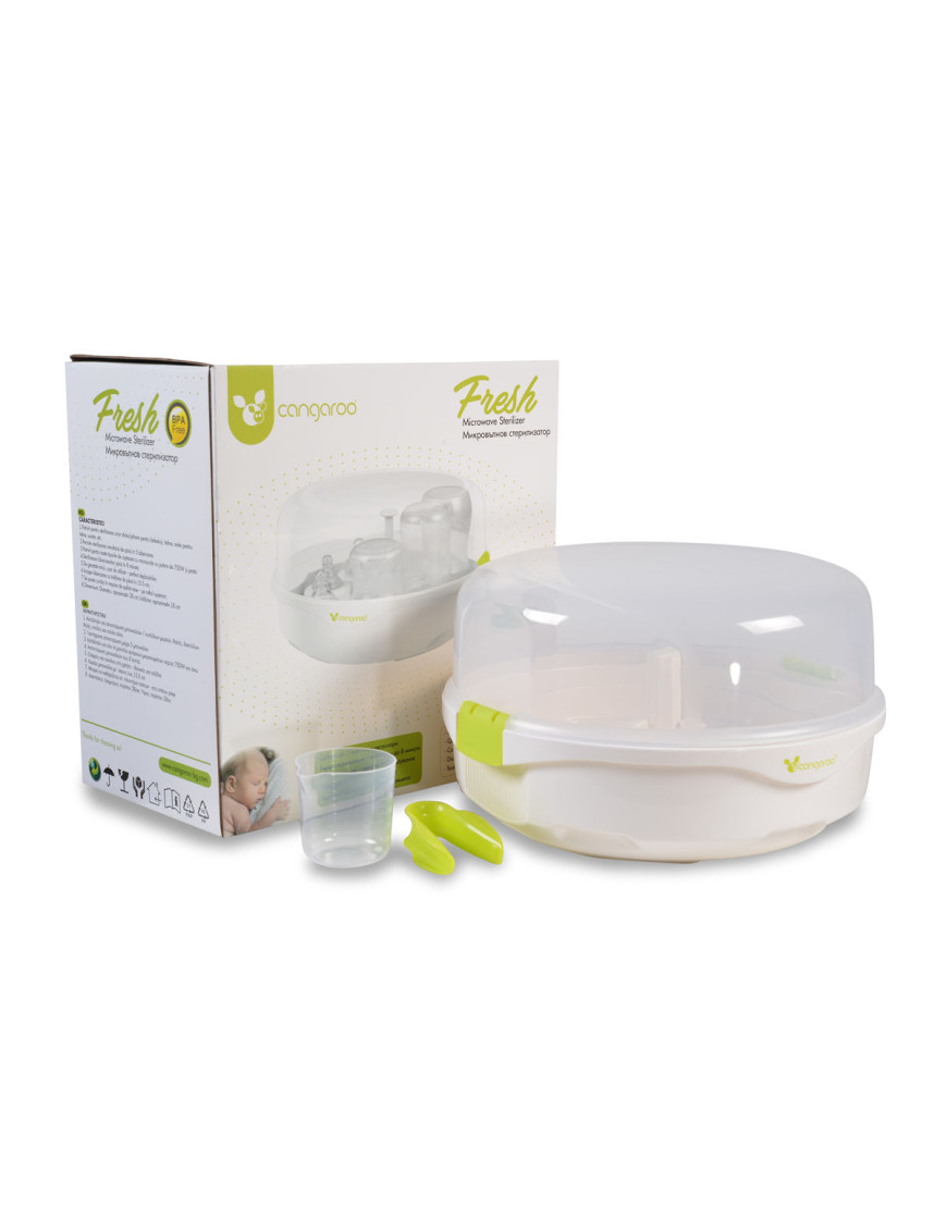 Стерилизатор за микровълнова Fresh бял