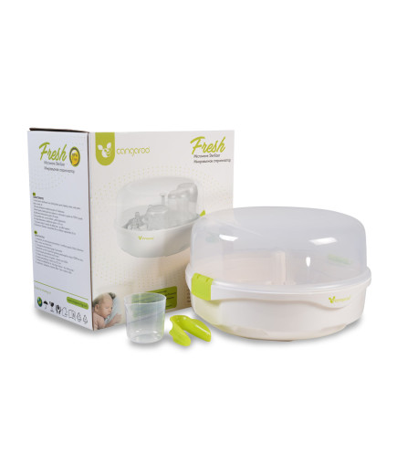 Стерилизатор за микровълнова Fresh бял